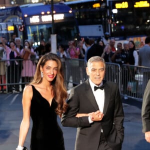 Amal et George Clooney à New York le 26 septembre 2024. Photo: Giada Papini Rampelotto/EuropaNewswire.