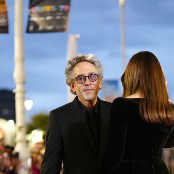 Monica Bellucci et Tim Burton à San Sebastian le 26 septembre 2024.