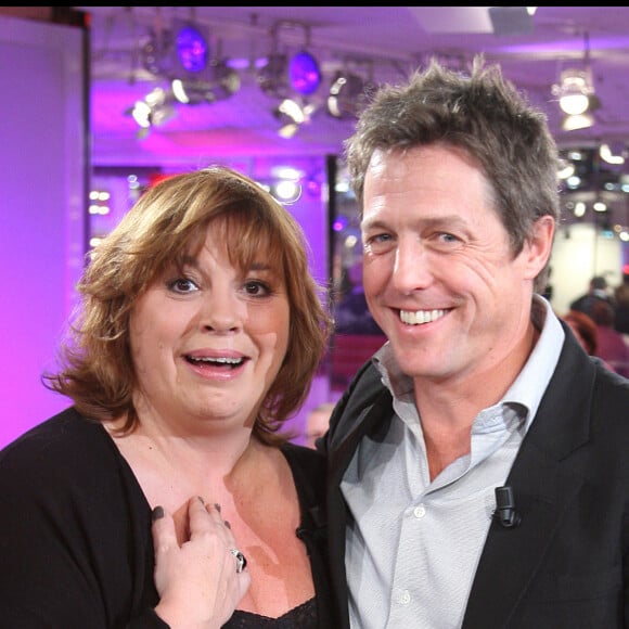 Michèle Bernier et Hugh Grant dans "Vivement Dimanche".