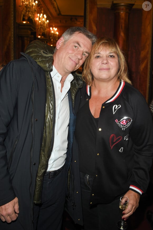 Et ce n'est pas Bruno Gaccio !
Bruno Gaccio et Michèle Bernier - People à la générale du woman show "Vive Demain !" de Michèle Bernier au théâtre des Variétés à Paris. © Coadic Guirec/Bestimage 