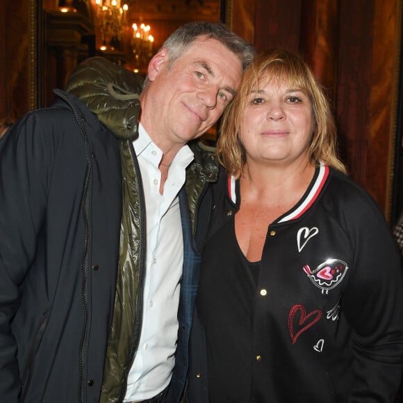 Et ce n'est pas Bruno Gaccio !
Bruno Gaccio et Michèle Bernier - People à la générale du woman show "Vive Demain !" de Michèle Bernier au théâtre des Variétés à Paris. © Coadic Guirec/Bestimage 