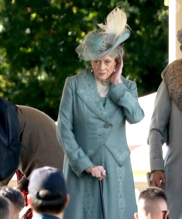 Maggie Smith dans Downton Abbey. Photo by Wenn/ABACAPRESS.COM