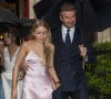 Tout le clan Beckham est à Paris.
David Beckham quitte l'hôtel La Réserve en famille pour assister au défilé de sa femme V.Beckham au château de Bagatelle lors de la Fashion Week de Paris (PFW), © Goff / Bestimage 