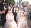 Exclusif - Francky Vincent et Aziza El Batri - Mariage de Francky Vincent et Aziza El Batri dans leur domaine de Sinceny dans l'Aisne le 28 septembre 2024. © Cédric Perrin / Bestimage 