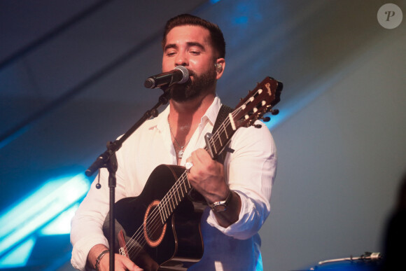 Exclusif - Kendji Girac - Célébration des 10 ans du centre commercial Beaugrenelle à Paris, France. Le 12 octobre 2023. © Christophe Clovis / Bestimage