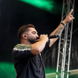 Kendji Girac en concert lors du Festival "Paris Paradis" au parc de la Villette à Paris le 10 septembre 2023. © Pierre Perusseau/Bestimage