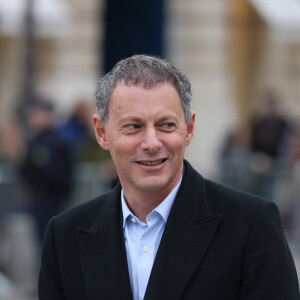 Marc-Olivier Fogiel - Hommage national à Robert Badinter devant le ministère de la Justice sur la place Vendôme à Paris le 14 février 2024. L'ancien garde des Sceaux, artisan de l'abolition de la peine de mort, est décédé vendredi dernier à l'âge de 95 ans. © Dominique Jacovides/Bestimage