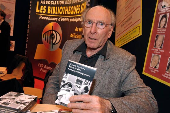Claude Pinoteau au Salon du Livre de Paris, le 26 mars 2010