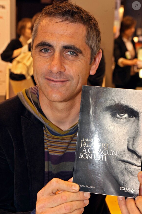 Laurent Jalabert au Salon du Livre de Paris, le 26 mars 2010