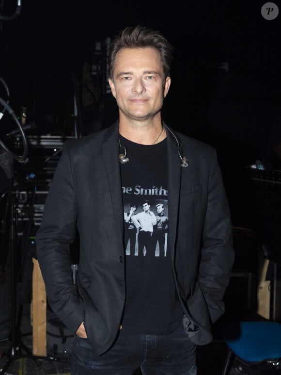 David Hallyday - Backstage de l'enregistrement de l'émission "La Chanson secrète 5" © Gaffiot-Perusseau / Bestimage 