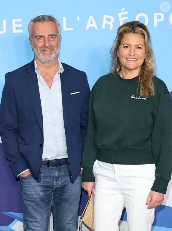 Yann Delaigue et sa compagne Astrid Bard - Avant-première du film "Terminal" au Cinéma Max Linder à Paris le 8 Avril 2024. © Coadic Guirec/Bestimage