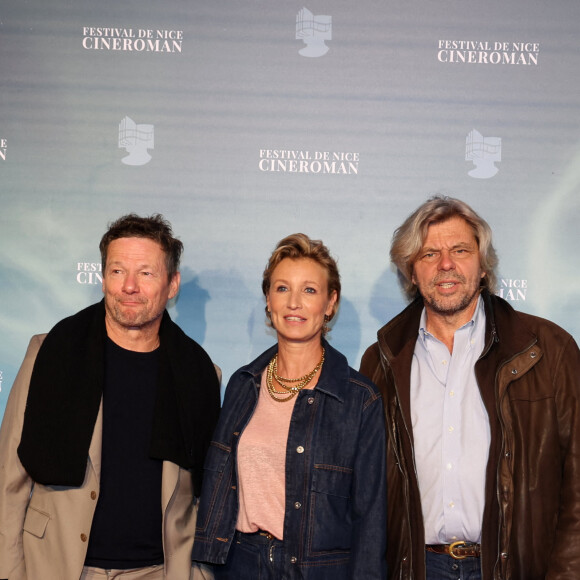Alexandra Lamy présente à Nice le film "Louise Violet",
Jérôme Kircher, Alexandra Lamy, Eric Besnard pour le film Louise Violet - 6ème édition du festival Cinéroman à Nice le 1er octobre 2024. © Dominique Jacovides - Bruno Bebert / Bestimage