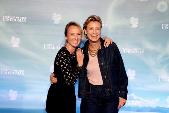 Elles étaient toutes deux invitées au festival Cinéroman
Audrey Lamy et sa soeur Alexandra Lamy - 6ème édition du festival Cinéroman à Nice le 1er octobre 2024. © Dominique Jacovides - Bruno Bebert / Bestimage