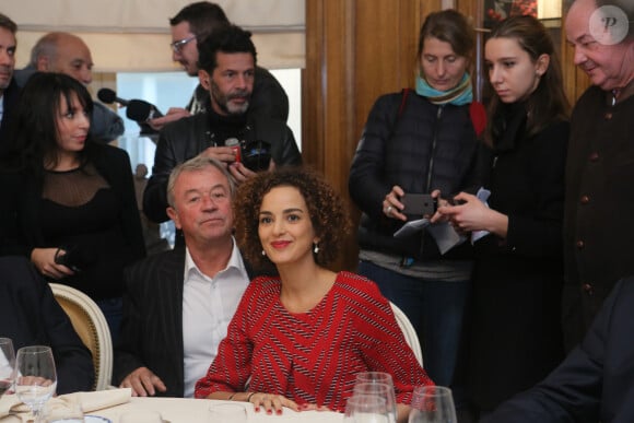 Antoine Gallimard et Gonzague Saint-Bris - Le prix Goncourt est décerné à Leïla Slimani pour son deuxième roman "Chanson douce" au restaurant Drouant à Paris le 3 novembre 2016. © CVS / Bestimage  