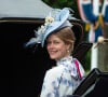 Par leur cousine Louise, fille de Sophie de Wessex et du prince Edward
Louise Mountbatten-Windsor (Lady Louise Windsor) - Les membres de la famille royale britannique lors de la parade Trooping the Color à Londres, Royaume Uni, le 15 juin 2024. © Thomas Krych/ZUMA Press/Bestimage 