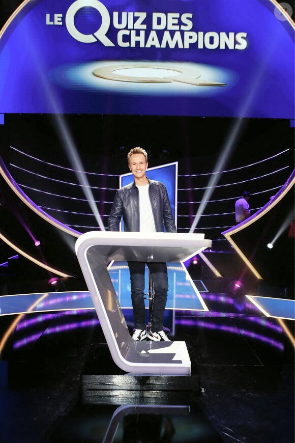 Exclusif - Cyril Féraud - Enregistrement de l'émission "Le Quiz des Champions" aux Studios 130 à Saint-Denis, présentée par C.Féraud et diffusée le 21 septembre à 21h10 sur France 2. Le 4 juin 2024 © Christophe Clovis / Bestimage 