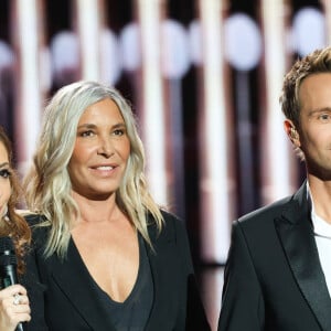 Léa Salamé, Zazie et Cyril Féraud - 39ème cérémonie des Victoires de la musique à la Seine musicale de Boulogne-Billancourt, France, le 9 février 2024. © Coadic Guirec/Bestimage