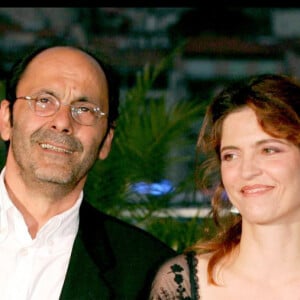 Agnès Jaoui et Jean-Pierre Bacri, cérémonie de cloture du 57e festival du film de Cannes en 2004.