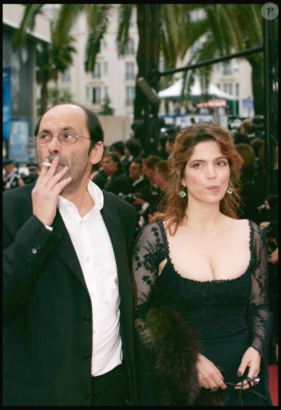 Agnès Jaoui et Jean-Pierre Bacri, cérémonie de cloture du 57e festival du film de Cannes en 2004.