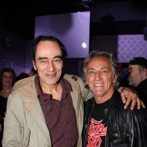 Exclusif - Didier Roustan, Jean-Pierre Savelli - Soiree des 80 ans de Michel Hidalgo (ancien selectionneur de l'equipe de France de football) au Palais Maillot a Paris le 25 mars 2013.