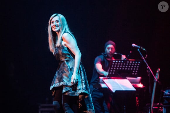 Lara Fabian en concert durant sa tournee Camouflage, a Bruxelles, Belgique, le 9 Juin 2018.