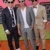 Les Jonas Brothers, lors des Kids' Choice Awards 2010, samedi 27 mars.