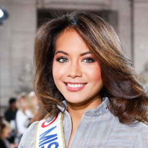 Vaimalama Chaves Miss France 2019 au défilé Tony Ward dans le cadre de la semaine de la mode haute couture de Paris printemps/été 2019-2020, le 21 janvier 2019 à Paris, France. Photo by KENDRICK/ABACAPRESS.COM