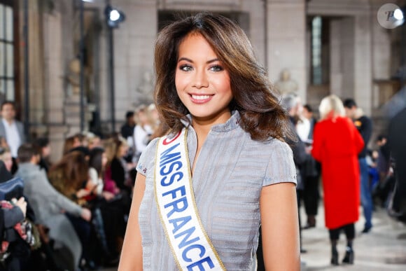 Vaimalama Chaves Miss France 2019 au défilé Tony Ward dans le cadre de la semaine de la mode haute couture de Paris printemps/été 2019-2020, le 21 janvier 2019 à Paris, France. Photo by KENDRICK/ABACAPRESS.COM