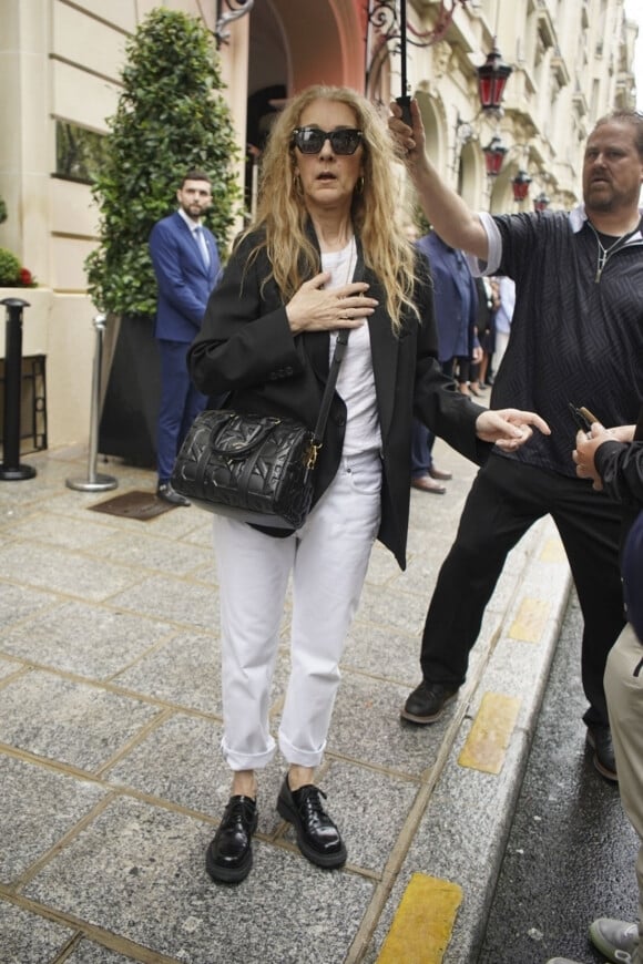 Céline Dion à Paris.