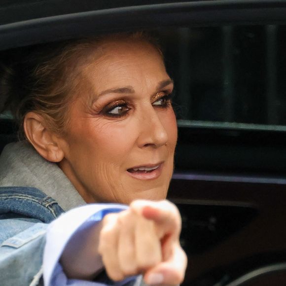 Céline Dion à Paris.