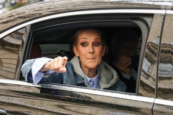 Céline Dion à Paris.