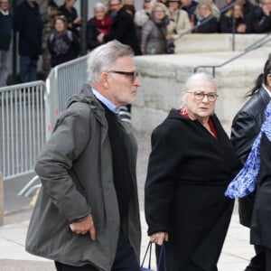 Josiane Balasko aux obsèques de Michel Blanc le 10 octobre 2024.