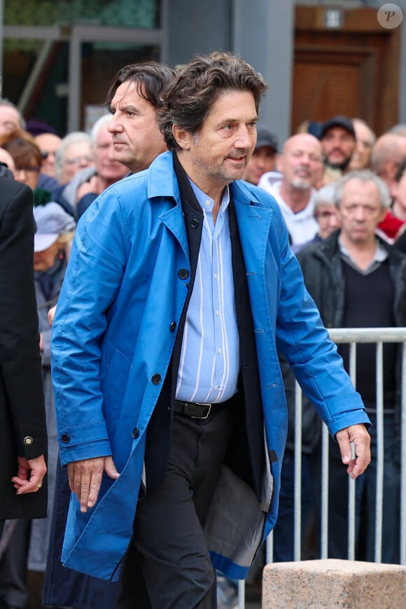 Bruno Madinier - Obsèques de Michel Blanc en l'église Saint-Eustache à Paris, le 10 octobre 2024. © Moreau / Jacovides / Bestimage