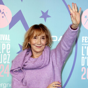 Marie-Anne Chazel pour le film "Presque Légal" dans le cadre du 27éme Festival International du Film de Comédie de l'Alpe d'Huez le 18 Janvier 2024. © Dominique Jacovides/Bestimage