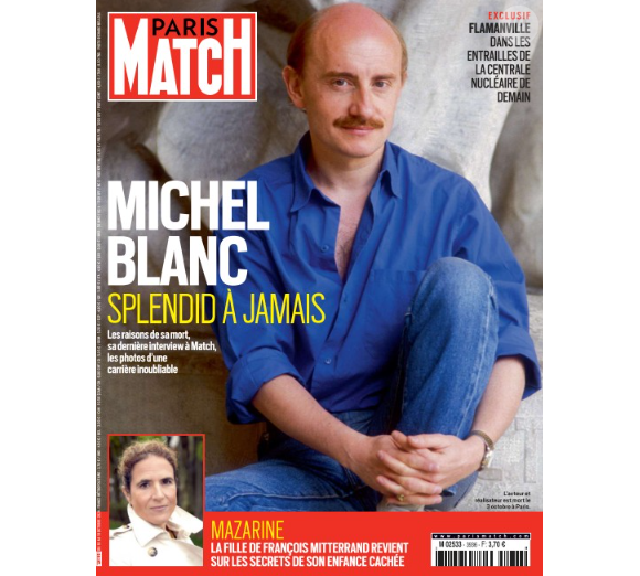 Ce 8 octobre, "Paris Match" est revenu sur une interview faite chez l'acteur en 1986 dans son appartement du quartier de Saint-Germain-des-Prés
Couverture "Paris Match" mardi 8 octobre 2024