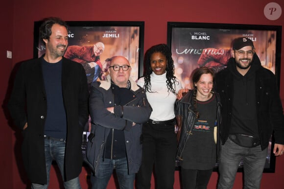 Tristan Seguela, Michel Blanc, Fadily Camara, Solene Rigot et Hakim Jemili - Avant-première du film "Docteur" au cinéma Publicis à Paris le 21 novembre 2019. © Coadic Guirec/Bestimage 