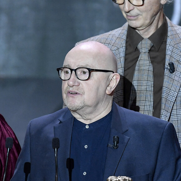 Michel Blanc a joué dans de nombreux films avec la troupe du Splendid
Un César spécial pour la troupe du Splendid, Josiane Balasko, Michel Blanc, Thierry Lhermitte, Marie-Anne Chazel sur scène lors de la 46ème cérémonie des César à l'Olympia à Paris. © Pierre Villard/ Pool / Bestimage 