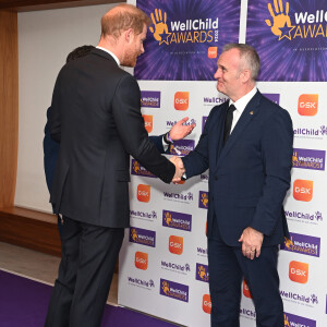 Le prince Harry, duc de Sussex, participe en tant que parrain aux WellChild Awards à Londres, le 30 septembre 2024.