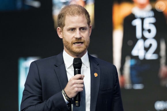 24 septembre 2024, New York City, New York, États-Unis : PRINCE HARRY, duc de Sussex, s'exprimant lors de la conférence de la Clinton Global Initiative à l'hôtel Hilton Midtown à New York.