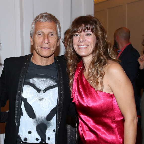 Nagui (président de la soirée) et Magali Ripoll à la soirée de gala Enfance Majuscule à Salle Gaveau à Paris le 7 octobre 2024. © Bertrand Rindoff / Bestimage 