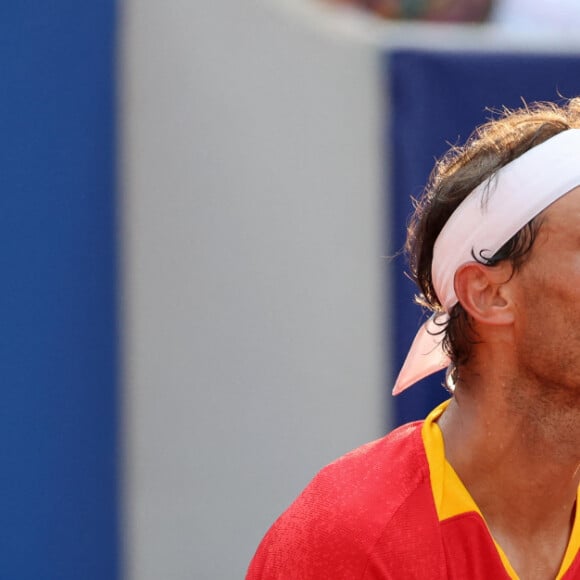 Rafael Nadal et Carlos Alcaraz Rafael Nadal et Carlos Alcaraz battent T. Griekspoor et W. Koolhof dans le tournoi olympique de tennis lors des Jeux Olympiques de Paris2024 (JO) à Paris le 30 Juillet 2024 © Jacovides - Perusseau / Bestimage