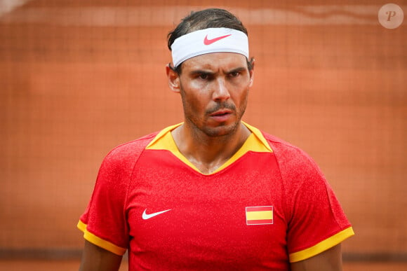 Rafael Nadal et Carlos Alcaraz Rafael Nadal et Carlos Alcaraz battent T. Griekspoor et W. Koolhof dans le tournoi olympique de tennis lors des Jeux Olympiques de Paris2024 (JO) à Paris le 30 Juillet 2024. © Matthieu Mirville / DPPI Media / Panoramic / Bestimage