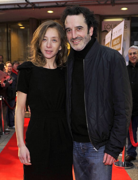 Sylvie Testud et Bruno Todeschini à Berlin pour la présentation du film Lourdes au cinéma Paris le 28 mars 2010