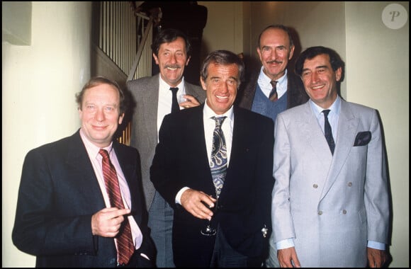 Archive - Michel Beaune, Jean Rochefort, Jean-Paul Belmondo, Jean-Pierre Marielle, Pierre Vernier