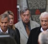 Il était resté proche du grand Belmondo
Daniel Lauclair, Paul Belmondo, sa femme Luana, Pierre Vernier et Jean-Paul Belmondo lors des obsèques de Jean Rochefort en l'église Saint-Thomas d'Aquin à Paris, le 13 octobre 2017.