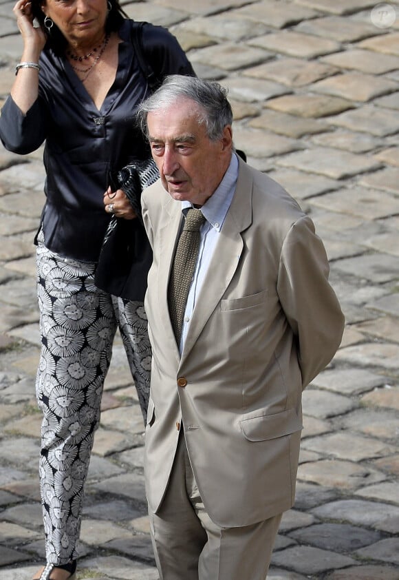 Pierre Vernier lors de la cérémonie d’hommage national à Jean-Paul Belmondo à l’Hôtel des Invalides à Paris, France, le 9 septembre 2021. © Dominique Jacovides/Bestimage