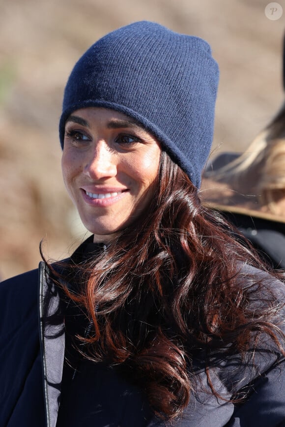 Meghan Markle, la duchesse de Sussex, assiste à un camp d'entraînement des Invictus Games, à Whistler, BC, Canada, le jeudi 15 février 2024. Photo par Stephen Lock/i-Images/ABACAPRESS.COM