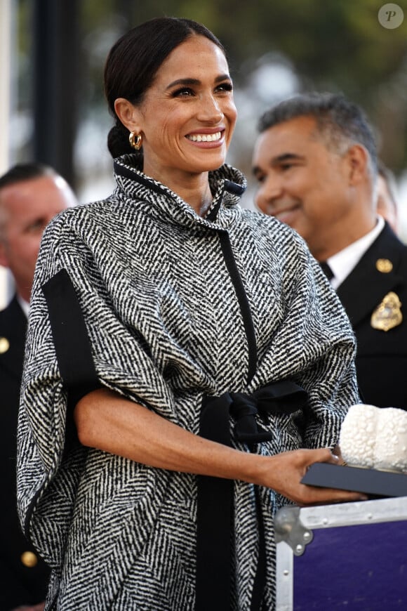 Meghan, duchesse de Sussex, lors d'un concert de bienfaisance pour les premiers intervenants de Santa Barbara dans la propriété de Kevin Costner à Montecito, aux États-Unis, le 22 septembre 2023. Photo par Jerry Perez/PCN/ABACAPRESS.COM