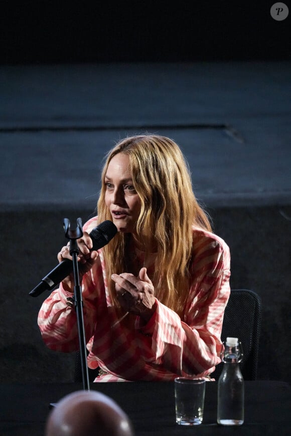 Vanessa Paradis anime une masterclass au Pathé Bellecour lors dru festival Lumière à Lyon le 13 octobre 2024. © Sandrine Thesillat / Panoramic / Bestimage 