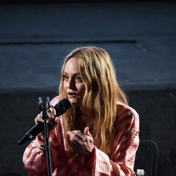 Vanessa Paradis anime une masterclass au Pathé Bellecour lors dru festival Lumière à Lyon le 13 octobre 2024. © Sandrine Thesillat / Panoramic / Bestimage 